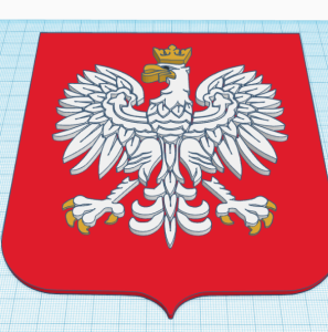 godło polski skanowanie 3D